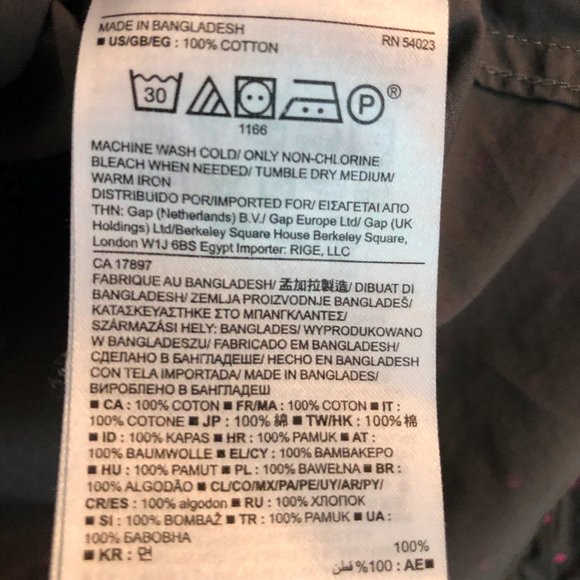 Banana Republic Buttowndown Pin Dot Shirt - Picture 7 of 8